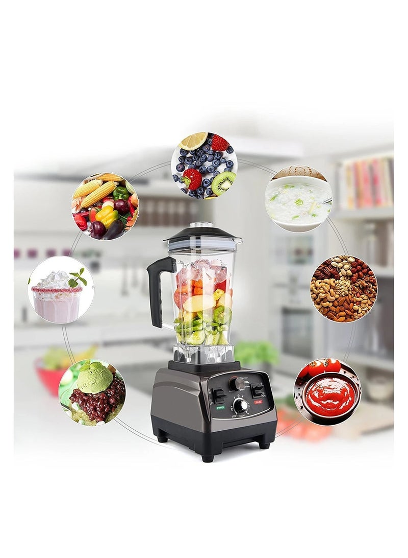 Denx Electric Blender With Inox Blades And Sharp Stainless Steel Blades Suitable For Mixing Fruits. Distinctive And Durable Design, Powerful Motor And High-Performance Blender - From Denx - Image 2