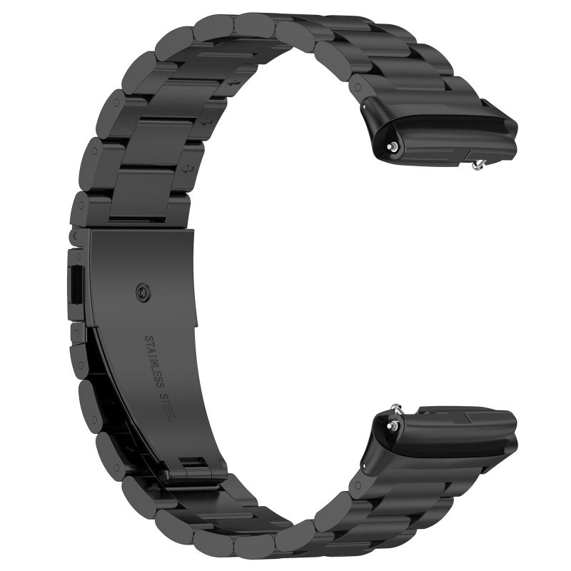 Beauenty For Xiaomi Redmi Watch 3 20Mm Three Beads Quick Release Metal Watch Band(Black) - Image 3