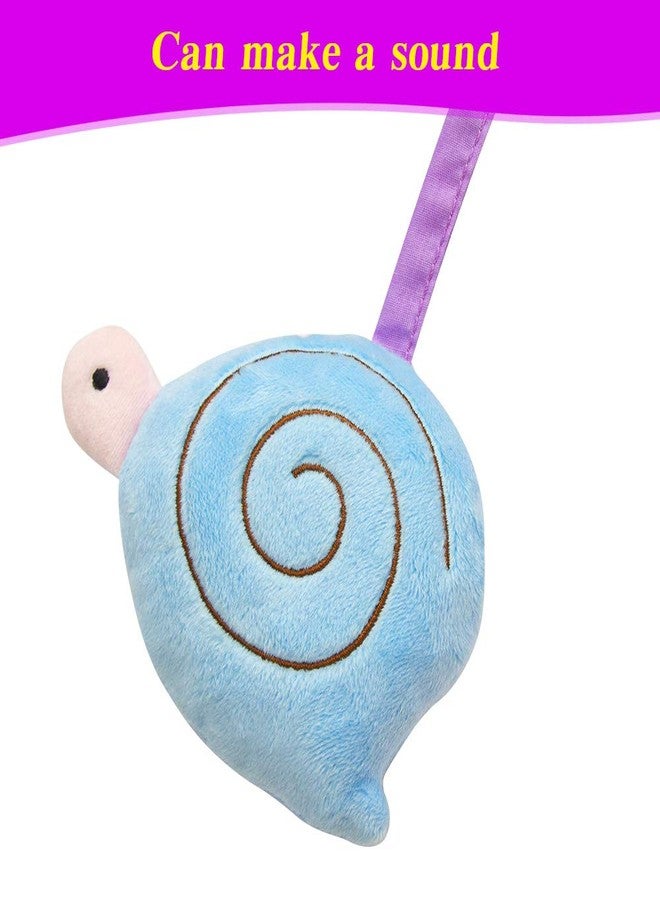 Caterbee Travel Arch Bassinet Toys for Baby Hanging on Stroller, Crib & Pram. Activity Toy bar for Baby Bouncer(Purle) - Image 5