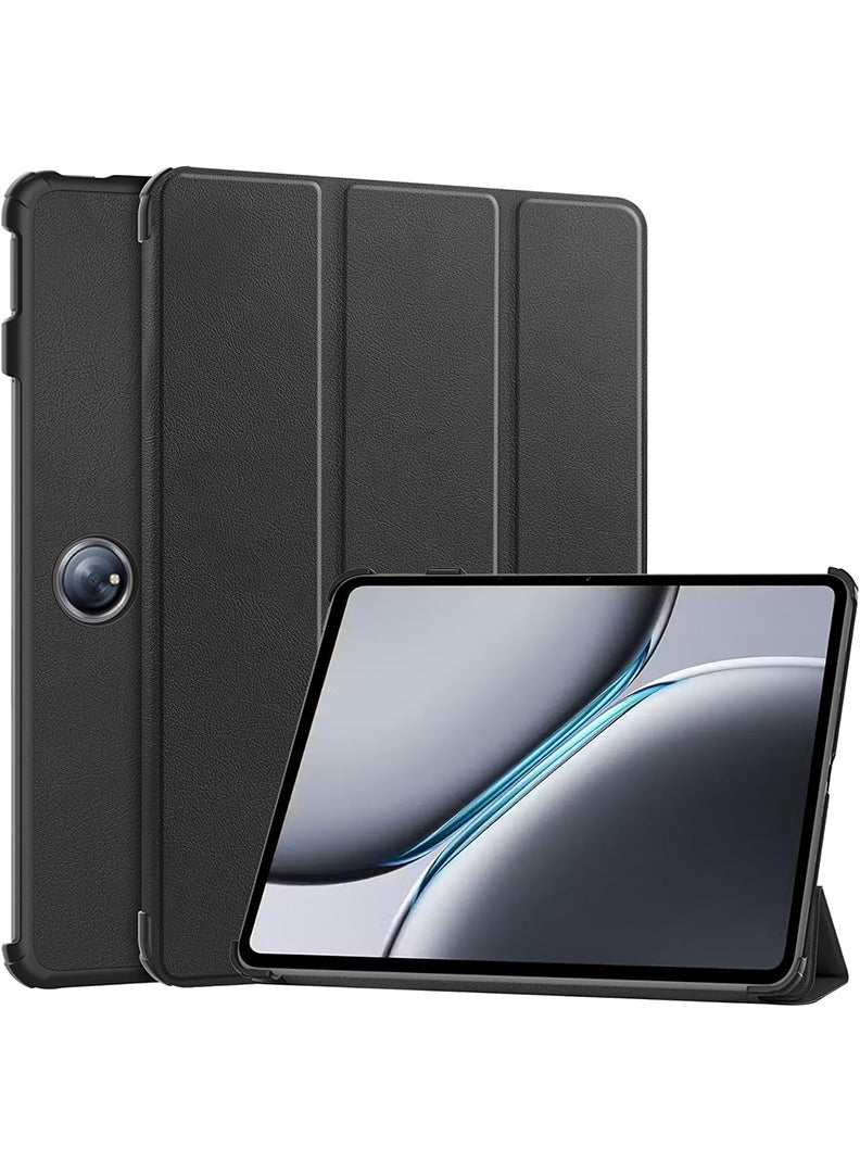 Theodor Protective Flip Case For OnePlus Pad 2 (2024) & OnePlus Pad Pro (2024) With Trifold Stand Auto Wake Sleep Shockproof Cover - Image 1