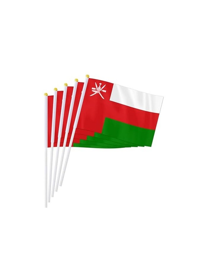 PRINTSHOP4ME Set of 10 Hand-Held Mini Country Flags - Perfect for Parades - Festivals and Party Decorations - Party Favors and Event Supplies  - Image 1