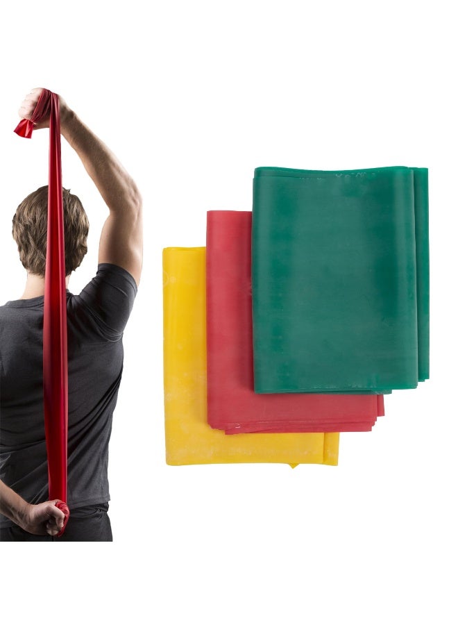 Resistance Band Set for Strength Training, Pilates & Physical Therapy - Color-Coded Elastic Bands - Image 1