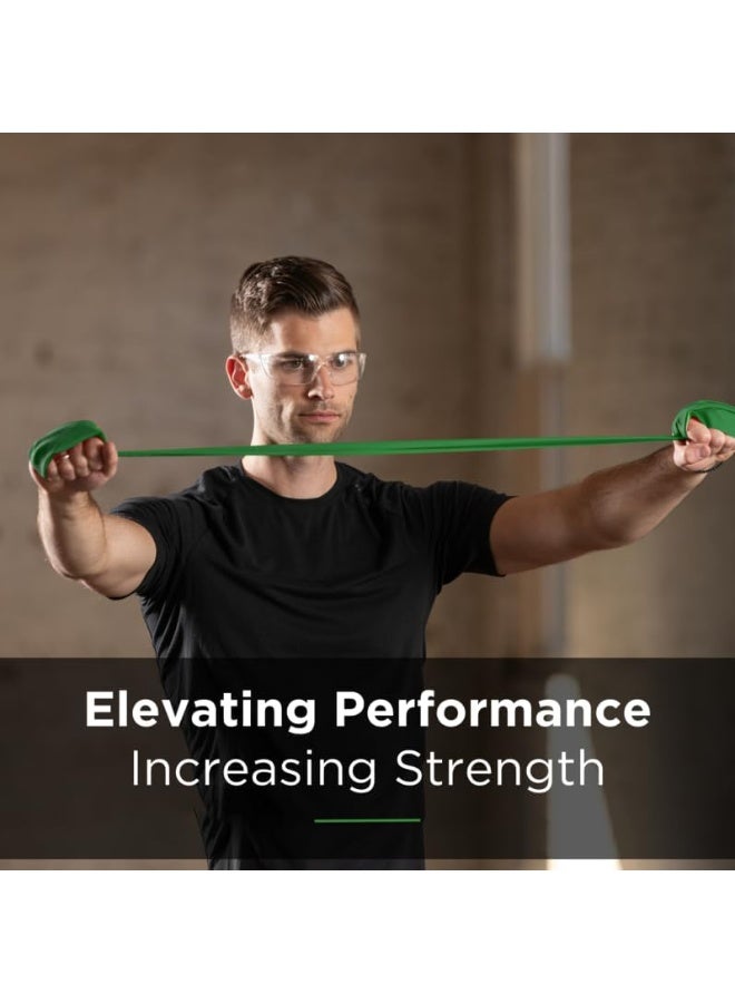 Resistance Band Set for Strength Training, Pilates & Physical Therapy - Color-Coded Elastic Bands - Image 2