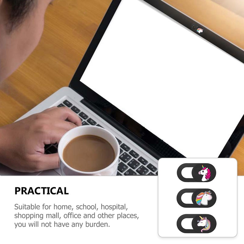 6 pcs Cartoon Webcam Cover Ultra Thin Web Camera Cover for Computer Laptop - Image 5