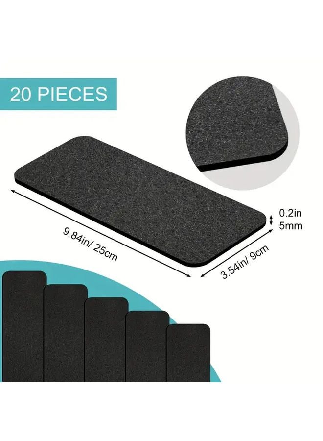 Black 3Pcs Activated Coconut Carbon Air Purifier Pads For Ceiling Fans - Image 5