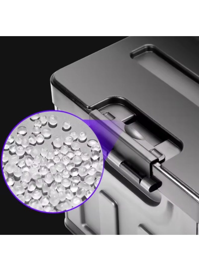 Manful Outdoor Camping Storage Box with Flat Lid 35L, Medium Capacity - Image 3