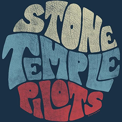 American Classics Stone Temple Pilots Rock Band Circle Logo Adult Short Sleeve T-Shirt Graphic Tee - Image 2