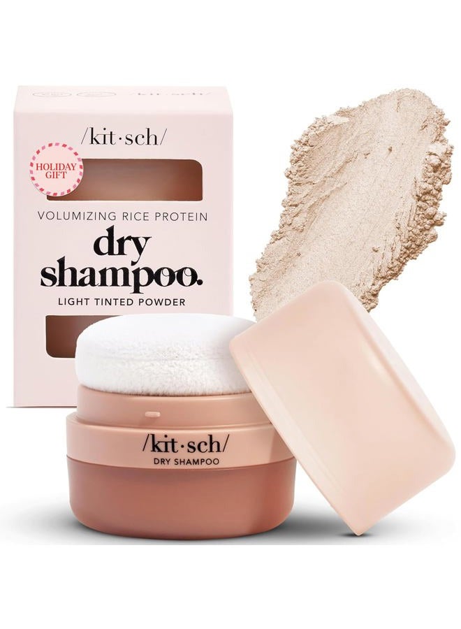 Kitsch Dry Shampoo Powder with Rice Protein for Women & Men - Unscented, Volumizing, No White Cast,Organic, Paraben Free, Non Aerosol for Oily and Light Hair, Travel Size | Ideal Gifts for Women - 8g - Image 1