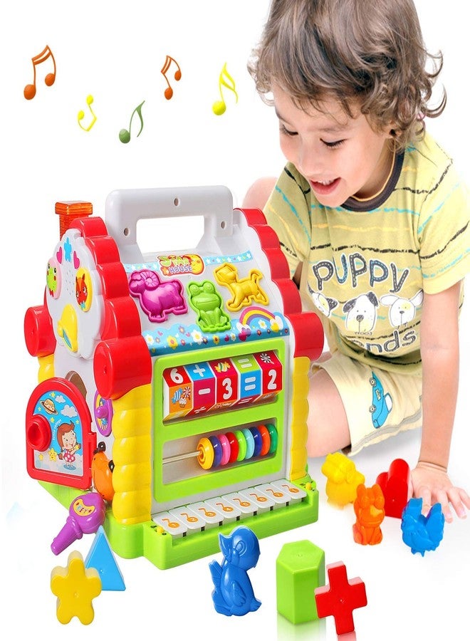 SHIPEASE Colourful and Attractive Fun Cottage Musical Baby House Activity Cube for Boys and Girls Educational Toy (Multicolor) - Image 5