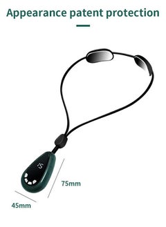 MAANGE Hanging ​​Neck Massager, EMS Lymphatic Relief Cervical Spine Massager with Hot Compress, for Pain Relief and Relax at Office Home Travel (Green)  - Image 2