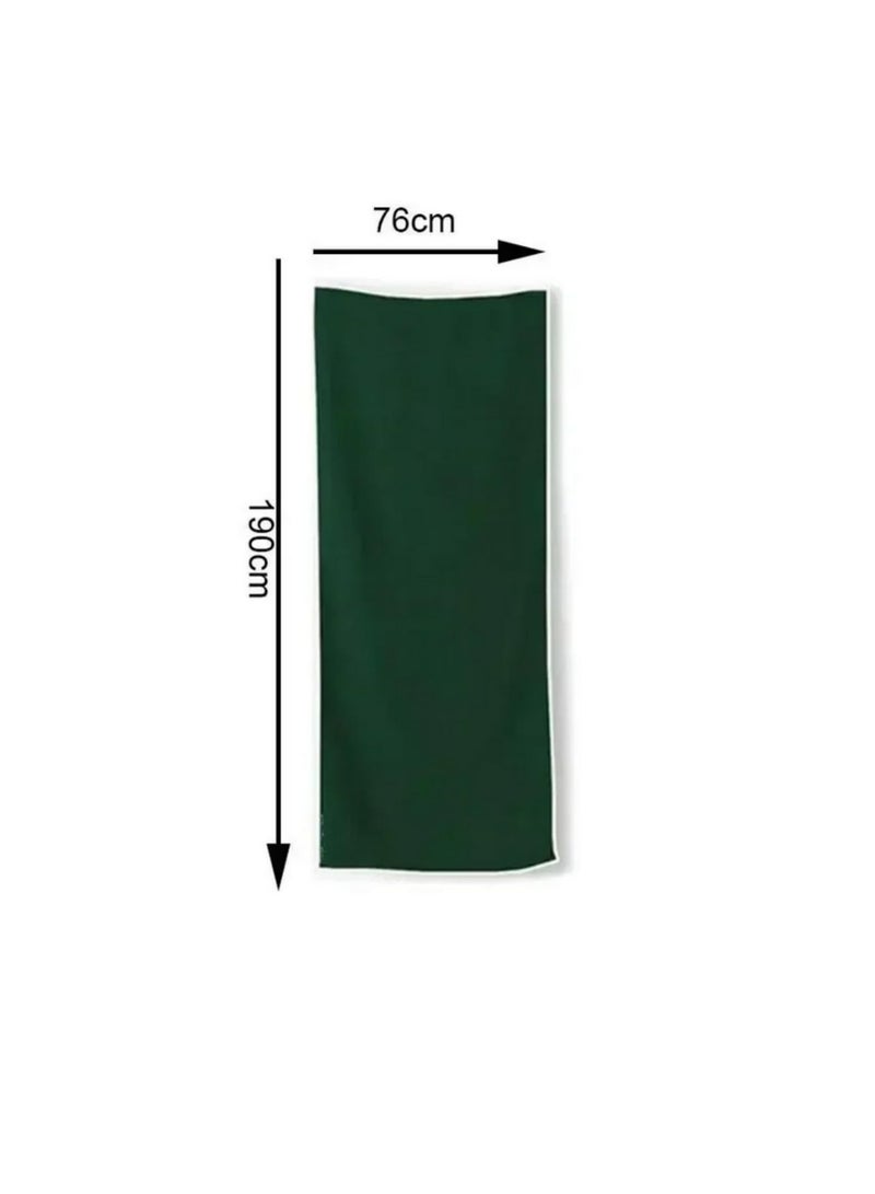 1pcs Magnetic Quick Dry Towel Microfiber Absorbent Sand Free Beach Towel with Magnetic Closure for Pool Travel Camping Portable Privacy Curtain for Changing Bathing Bathroom 190 * 76cm green - Image 2