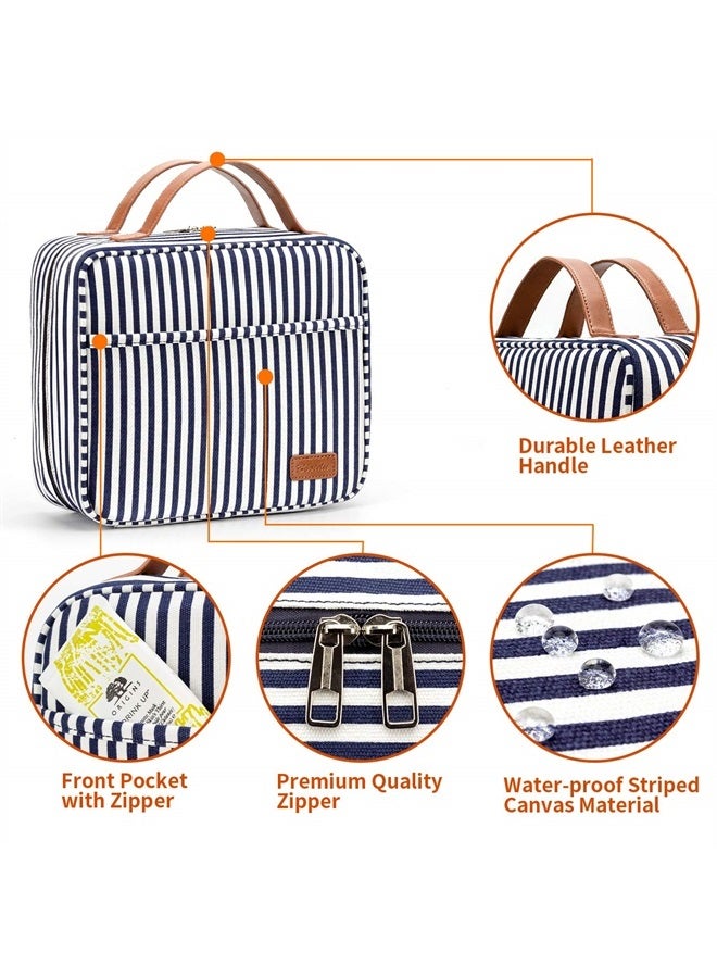 Bosidu Hanging Travel Toiletry Bag,Large Capacity Cosmetic Travel Toiletry Organizer for Women with 4 Compartments & 1 Sturdy Hook,Perfect for Travel/Daily Use/Valentines' Day - Image 5