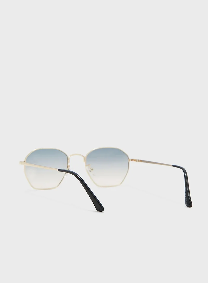 Seventy Five Casual Angular Sunglasses
