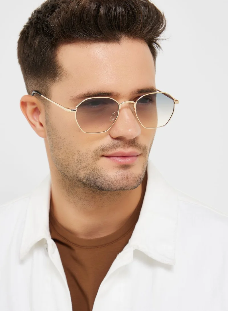 Seventy Five Casual Angular Sunglasses