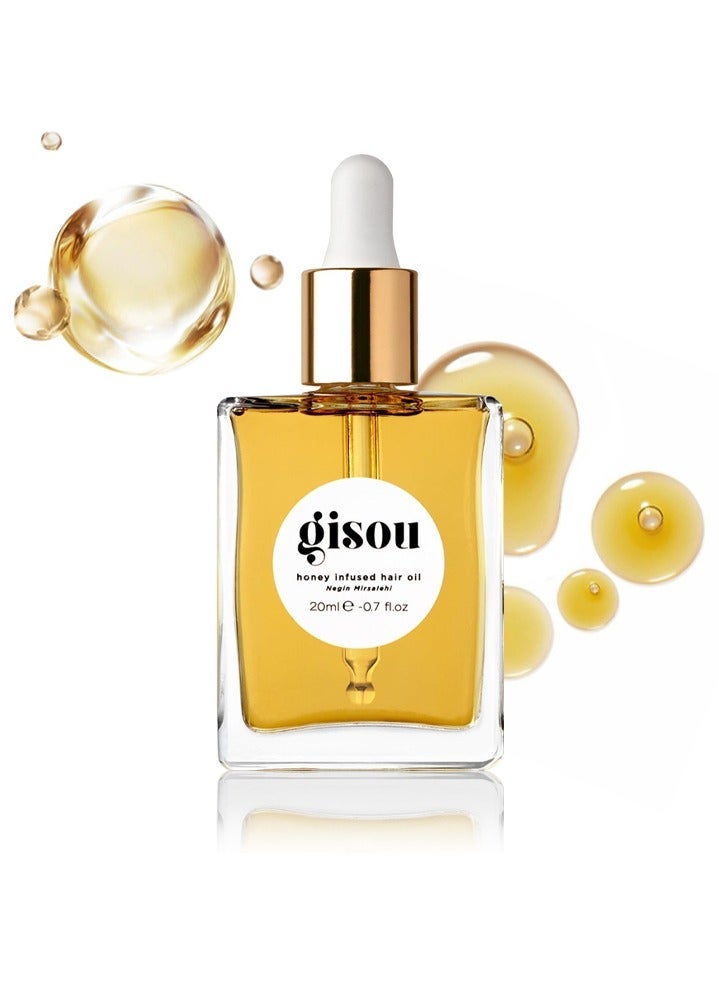 جيسو زيت جيسو المنقوع بالعسل للشعر - غني بعسل ميرصالحي للتغذية العميقة والترطيب والتحكم في التجعد والحماية من الحرارة واللمعان - للشعر التالف والجاف 20 مل - Image 1