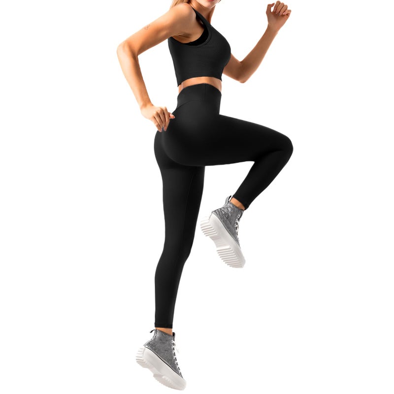 Fawarior High Waisted Leggings for Women, Buttery Soft Workout Yoga Leggings White LXL - Image 5