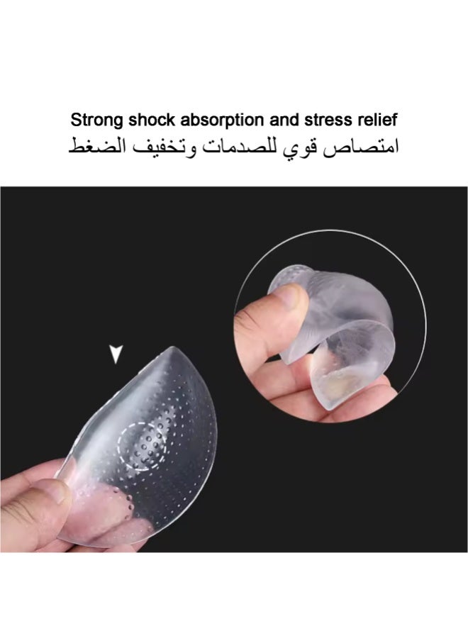 Premium Silica Gel Arch Support Pads for Flat Feet – Self-Adhesive Orthotic Inserts for Shoes & Sandals (Pain Relief & Stability) - Image 3