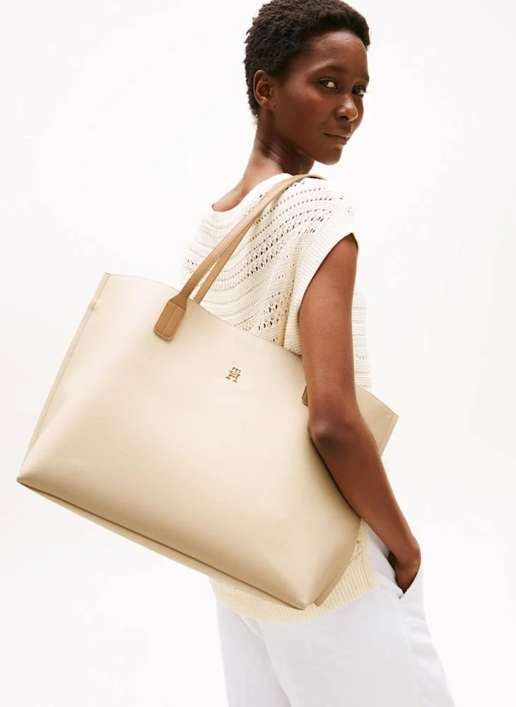 TOMMY HILFIGER Logo Detailed top handle Distinct Tote