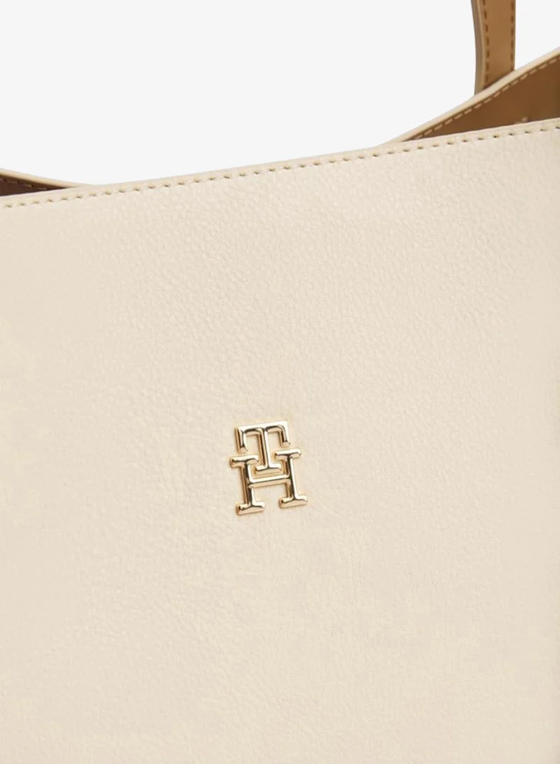 TOMMY HILFIGER  Logo Detailed top handle Distinct Tote for Women | Best Price UAE