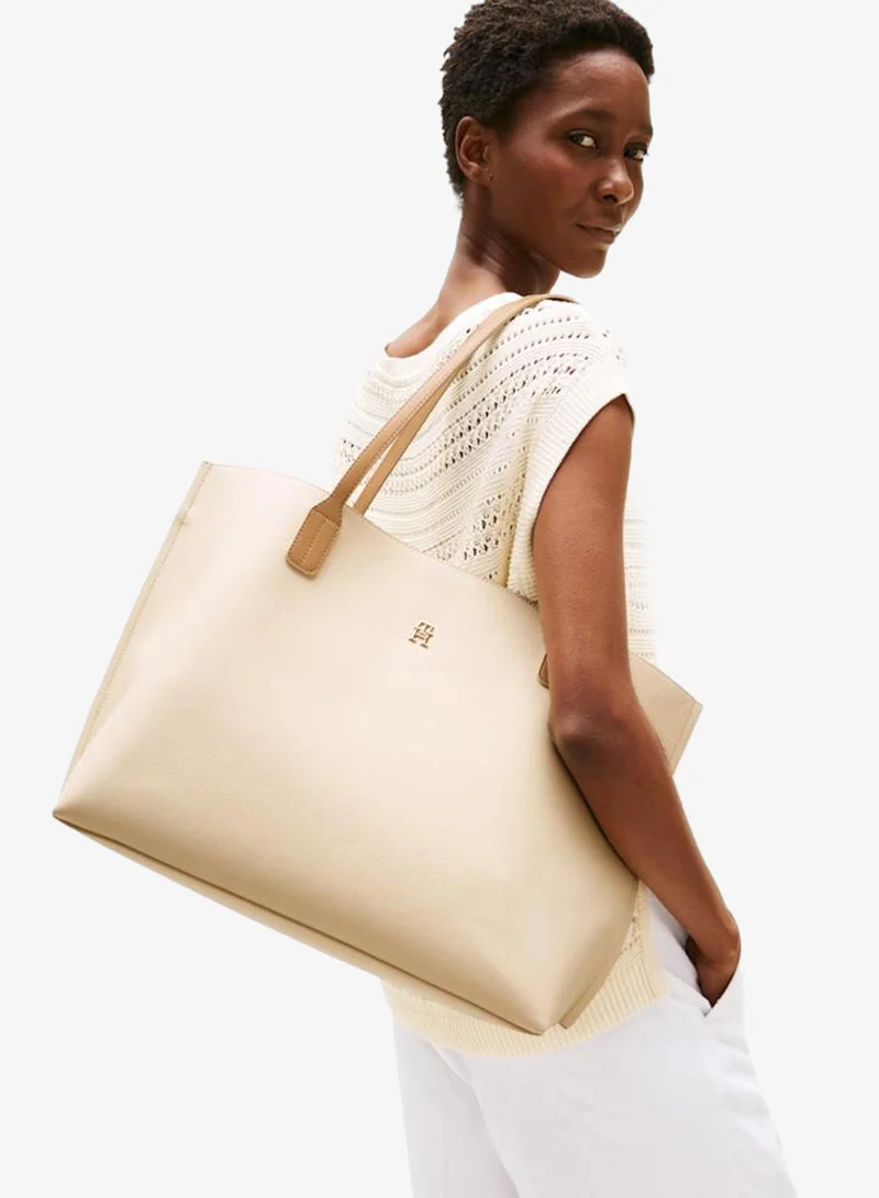 TOMMY HILFIGER Logo Detailed top handle Distinct Tote
