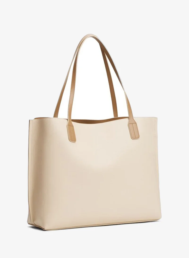 TOMMY HILFIGER  Logo Detailed top handle Distinct Tote for Women | Best Price UAE