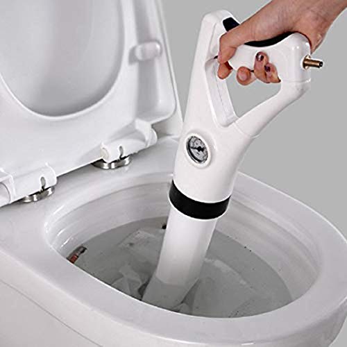FEELING MALL High Pressure Toilet Plunger Air Drain Blaster Pump Cleaner Plunger for Toilets Bathroom Shower Kitchen Clogged Pipe Bathtub - Image 2