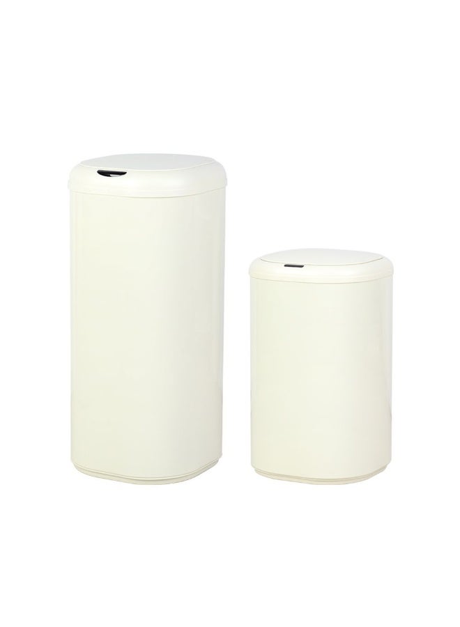 DANUBE HOME Velora 18L Sensor Dustbin Automatic Touchless Trash Bin Beige 25.4x25.4x41.5cm - Image 4