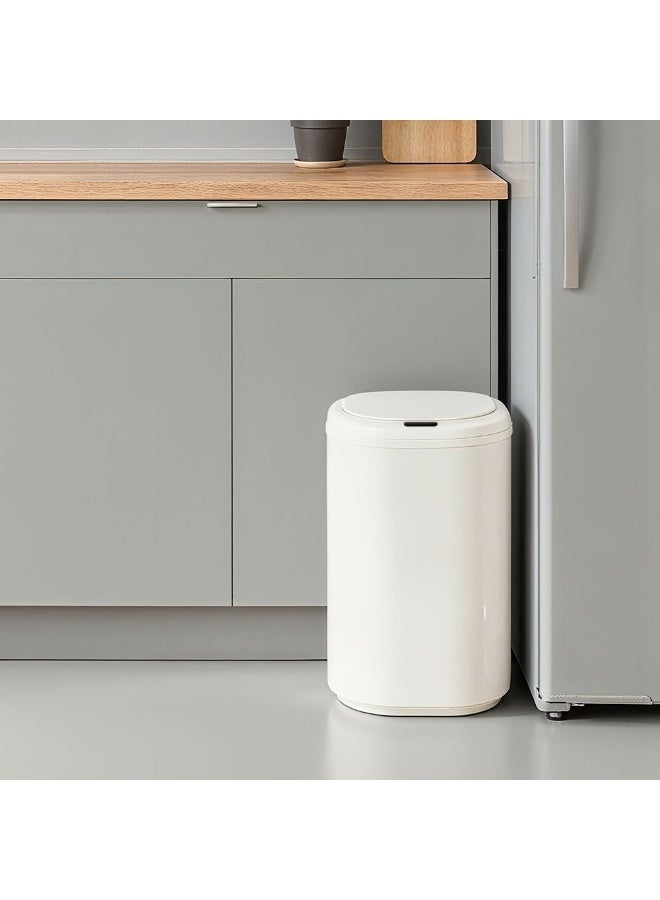 DANUBE HOME Velora 18L Sensor Dustbin Automatic Touchless Trash Bin Beige 25.4x25.4x41.5cm - Image 1