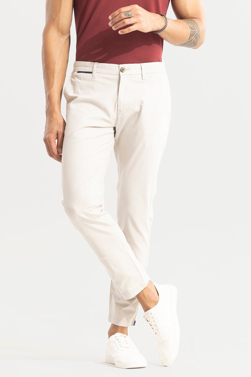 SNITCH Stygian Cream Linen Pant - Image 5