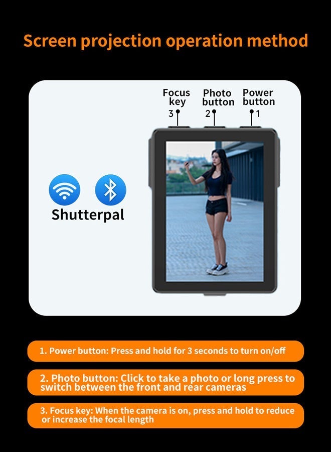 تيليسن حامل ثلاثي القوائم لعصا سيلفي للهاتف المحمول، حامل ثلاثي القوائم للهاتف الكل في واحد مع جهاز تحكم لاسلكي، مع شاشة عرض عالية الدقة، عصا وأرجل من الألومنيوم بالكامل بنسبة 100%، خفيف الوزن، حامل ثلاثي القوائم للهاتف لسلسلة iPhone وSamsung/GoPro/Android - Image 5