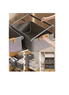 Generic Modern Clothes Organizer Box Perfect Dimensions 47 x 30 x 19 cm - Store Your Clothes and Items in Order and Neatness, Durable Fabric and Metal Legs  - Image 1