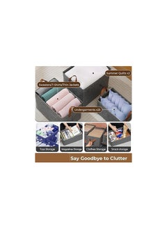 Generic Modern Clothes Organizer Box Perfect Dimensions 47 x 30 x 19 cm - Store Your Clothes and Items in Order and Neatness, Durable Fabric and Metal Legs  - Image 2