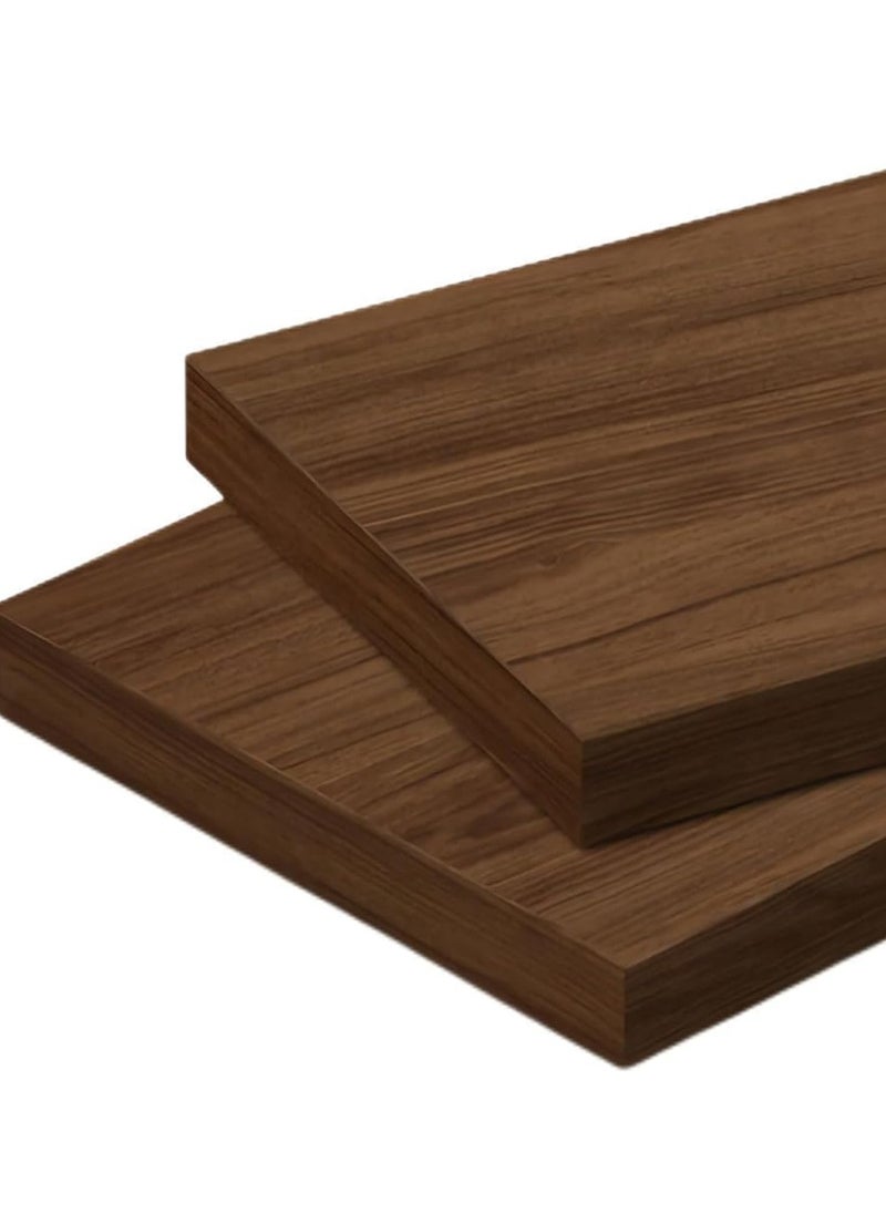 Side Table, End Table for Small Spaces, Small Couch Side Tables That Slide Under, Modern C Shaped Wood Coffee Table for Sofa and Bed