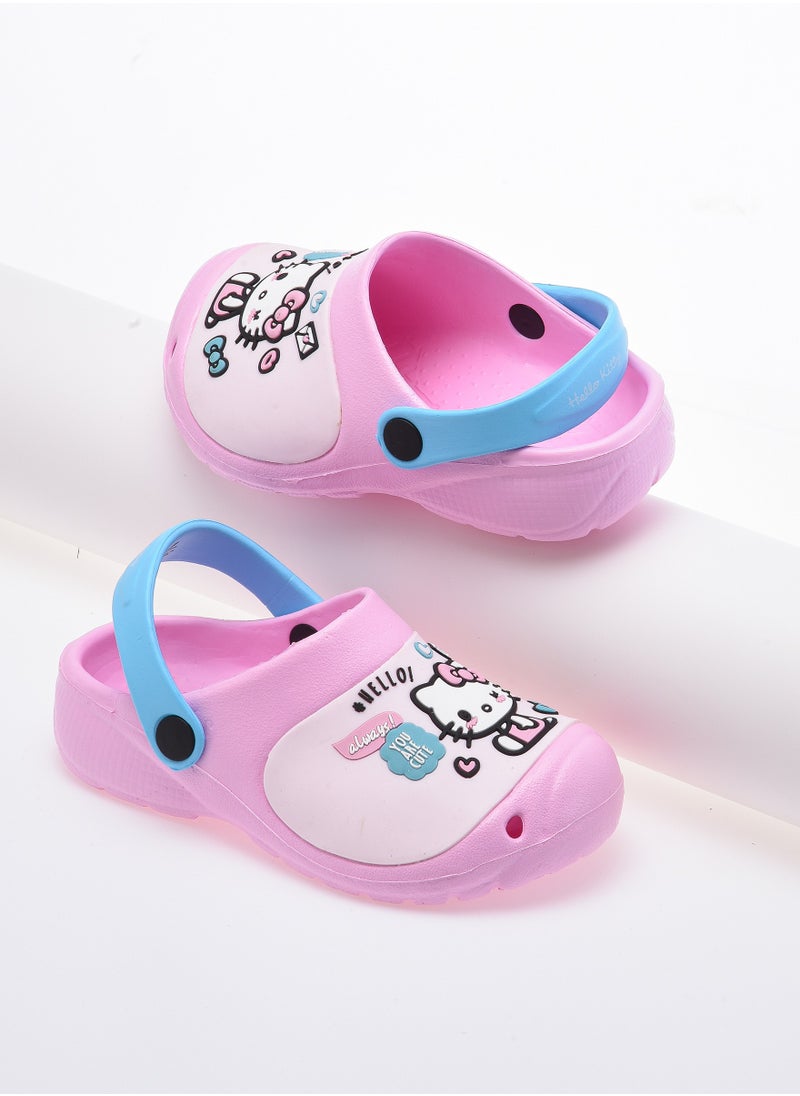 Hello Kitty Comic Kicks by Urban Haul Hello Kitty Clogs For Girls  - Image 1