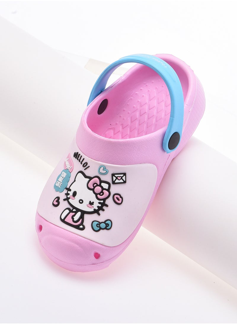Hello Kitty Comic Kicks by Urban Haul Hello Kitty Clogs For Girls  - Image 2