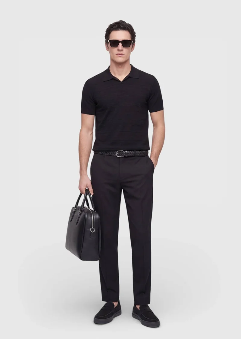 RAMSEY Black Knitwear