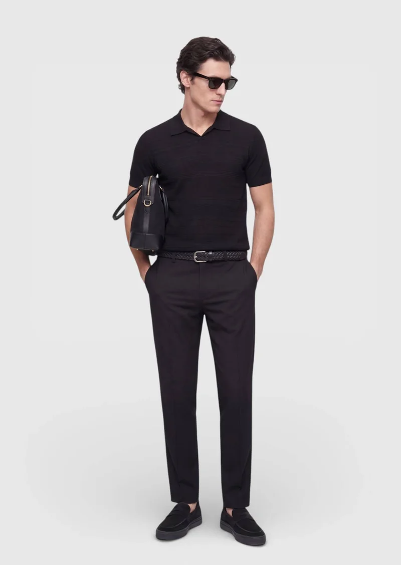 RAMSEY Black Knitwear