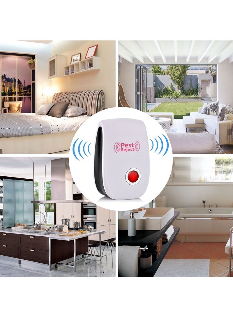 Pest Reject 110 فولت 220 فولت الآفات رفض برو مبيد الحشرات بالموجات فوق الصوتية بق الفراش العث العنكبوت المدافع الصراصير طارد البعوض الإلكترونية - Image 5