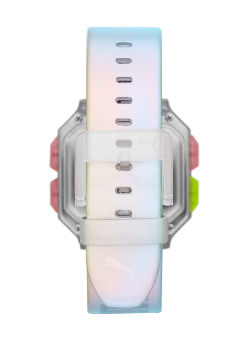 بوما Digital Mechanical Watch for Men with Silicone Band - 5 ATM - PU P5037