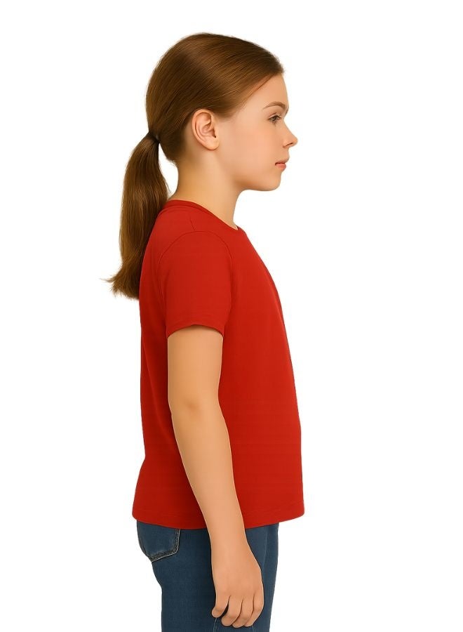 PRINTSHOP4ME Girls Eid Al-Adha Themed Cotton T-Shirt–Round Neck,Short Sleeve,Comfortable Kids Wear For Festive Celebrations - Image 5