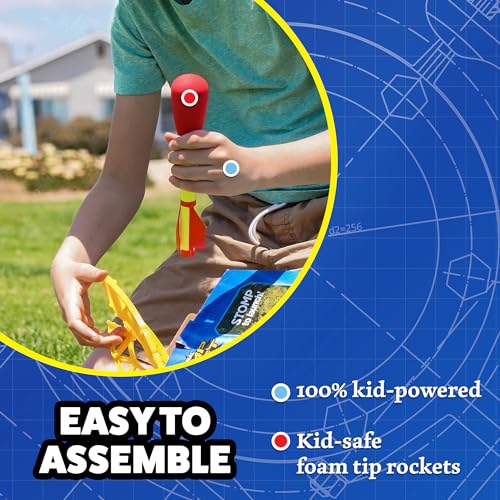 Stomp Rocket Ultra Rocket Refills, 6 Rockets - Replacement Foam-Tipped Rockets for Kids - Fun Backyard & Outdoor Kids Toys Gifts for Boys & Girls - Image 5