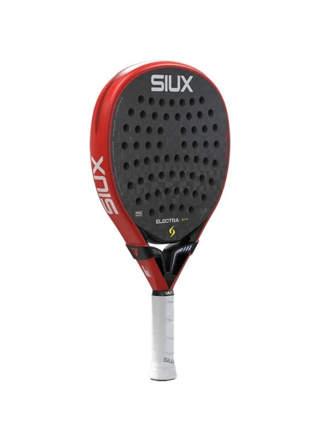 SIUX مضرب بادل Siux Electra Pro Fire Red 2026 – مضرب هجين من ألياف الكربون 12K مع قلب EVA، ولمسة نهائية رملية ثلاثية الأبعاد، قوة وتحكم للاعبين المحترفين - Image 3