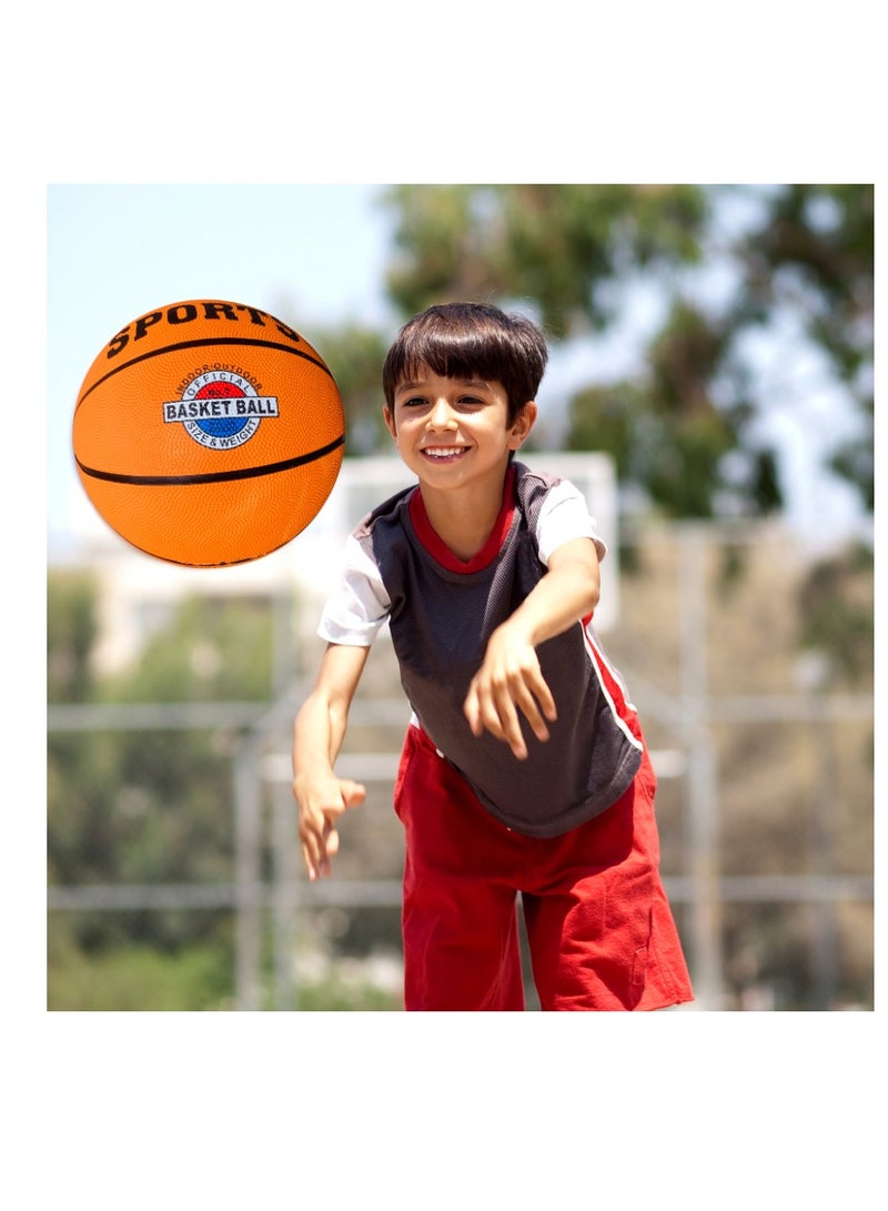 ALLKING Basketball Size 7 Professional Basket Ball for Indoor-Outdoor Training Basketball for Players Basketball with Free Air Needle Best Basketball Match Ball for Kids, Men, Orange  - Image 4