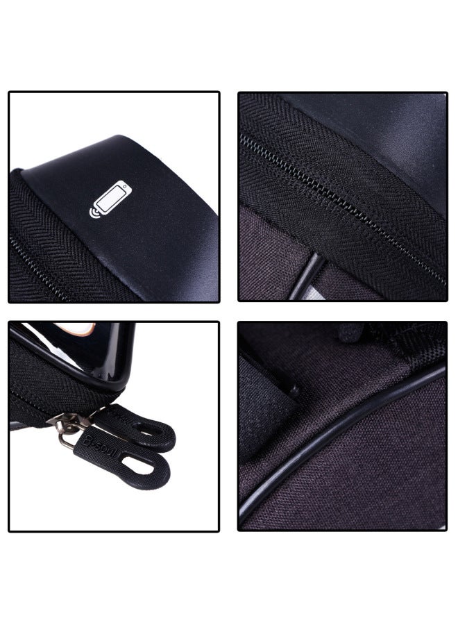 B-Soul Bicycle Front Bag, Water-Repellent Touch Screen Mobile Phone Bag, Cycling Bag, Mountain Bike Front Bag Equipment - Image 5