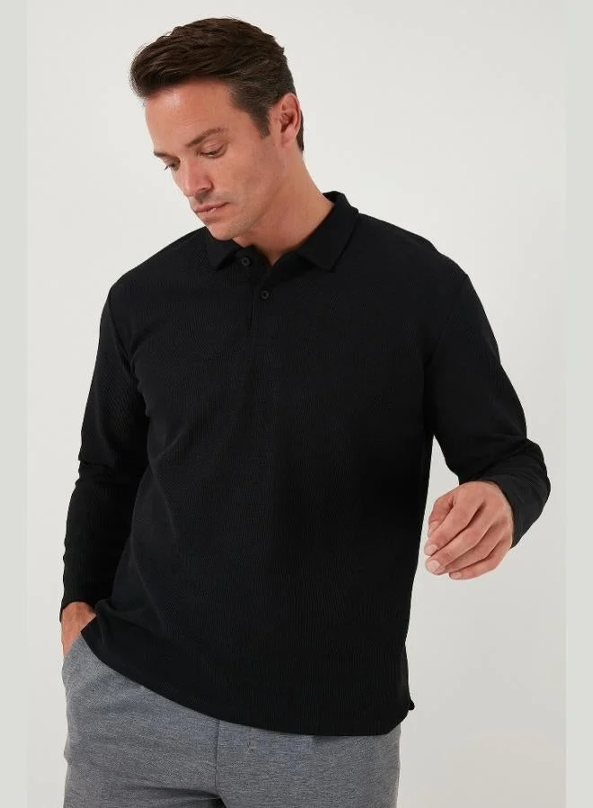 Buratti  Buratti Cotton Regular Fit Polo Collar Sweat Men's SWEAT 5905715 for Men | Best Price UAE