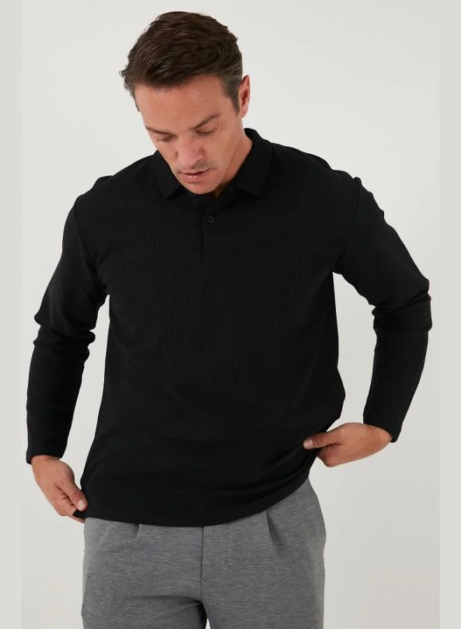 Buratti  Buratti Cotton Regular Fit Polo Collar Sweat Men's SWEAT 5905715 for Men | Best Price UAE