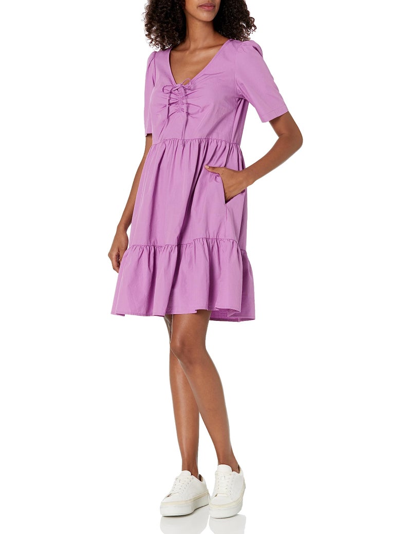 Levi's Women's Marcella Trapeze Dress, Iris Orchid, XX-Large - Image 1