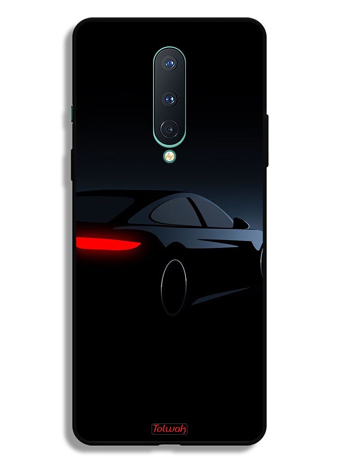 Tolwak OnePlus 8 Protective Case Cover Dark Car - Image 2