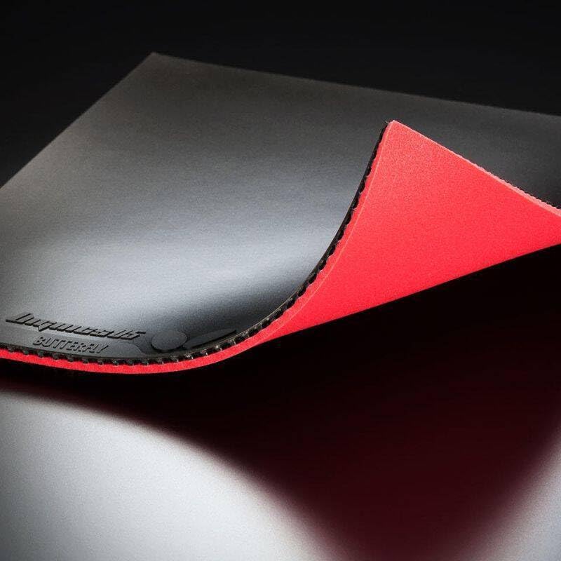 Butterfly Dignics 05 Table Tennis Rubber Table Tennis Rubber | 1.9 or 2.1 mm | Red or Black | 1 Inverted Table Tennis Rubber Sheet | Professional Table Tennis Rubber - Image 2