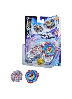 BeyBlade Burst Surge Speedstorm Mirage Helios H6 And Gaianon G6 Spinning Top Dual Pack 2 Battling Game Top Toy For Kids Ages 8 And Up  - Image 4